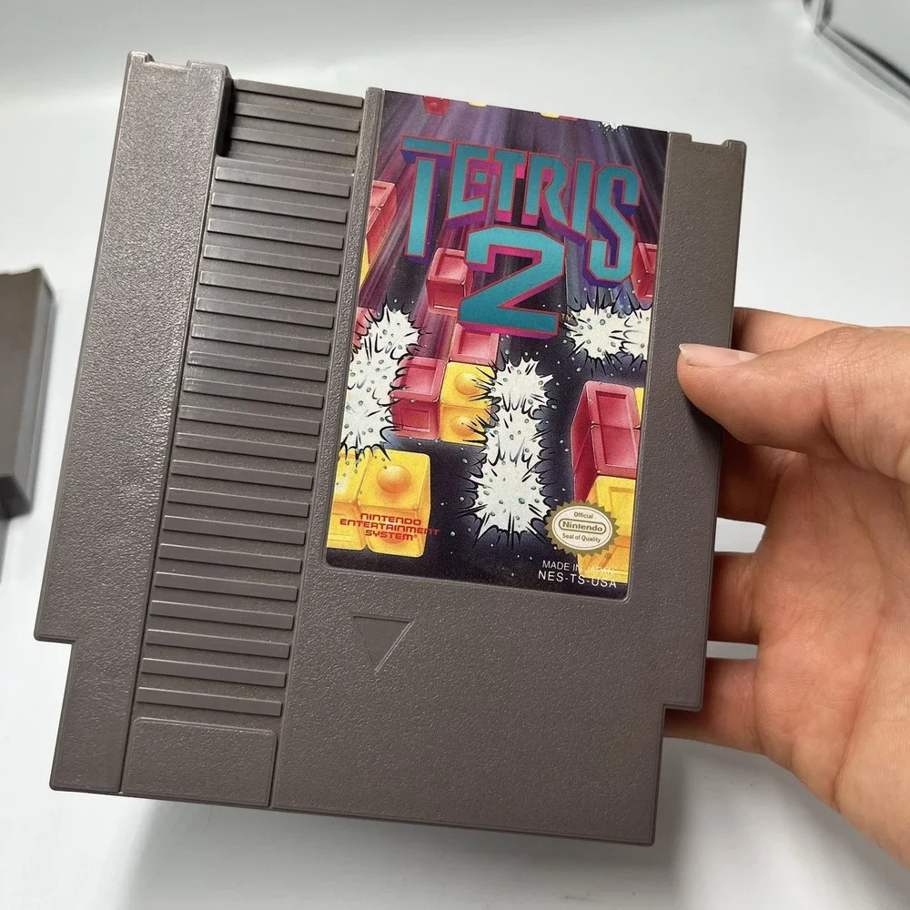 Tetris 1 & 2 Nintendo NES Vintage Pre Owned